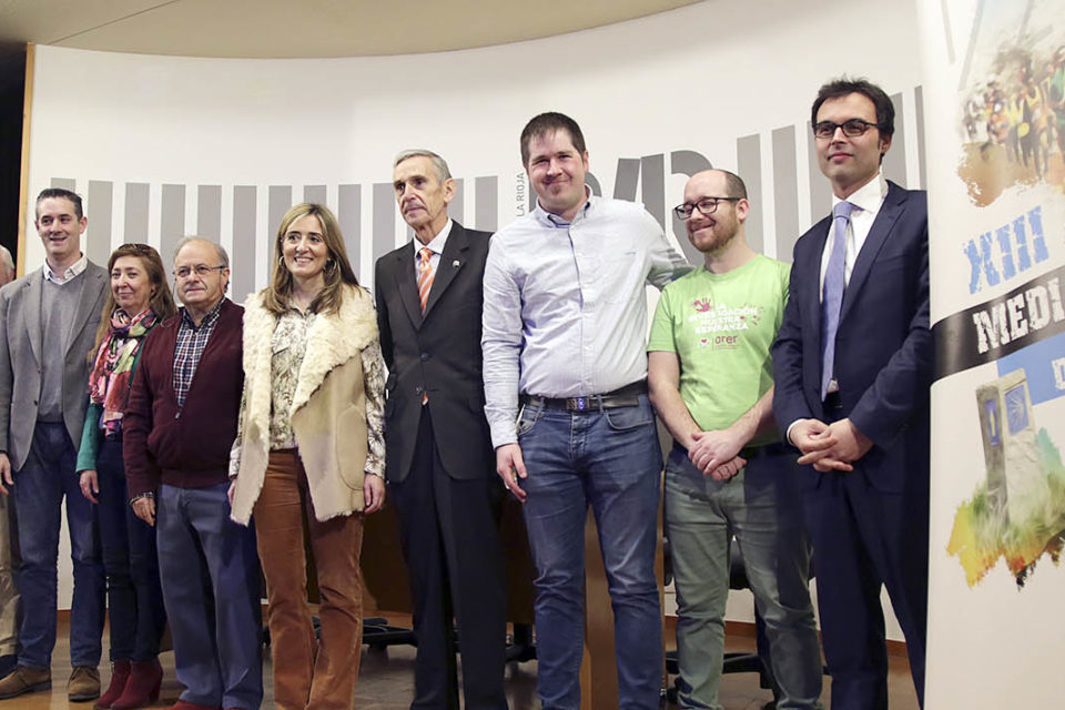 Foto de familia de la presentación del Medio Maratón del Camino que cumple el 3 de marzo su 13a edición. / Clara Larrea