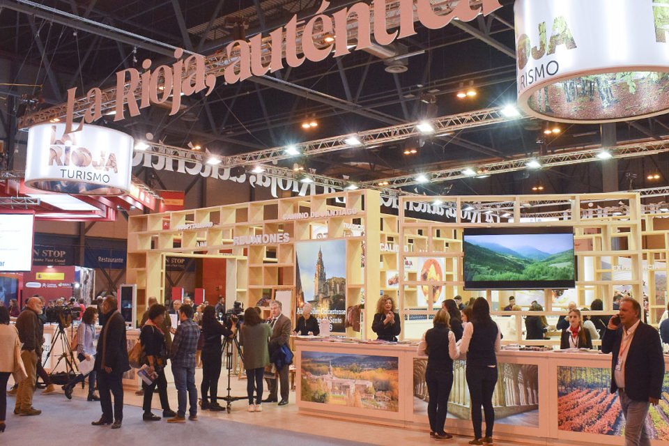 Expositor de La Rioja en Fitur, bajo el lema 'La Rioja, auténtica'. / NR
