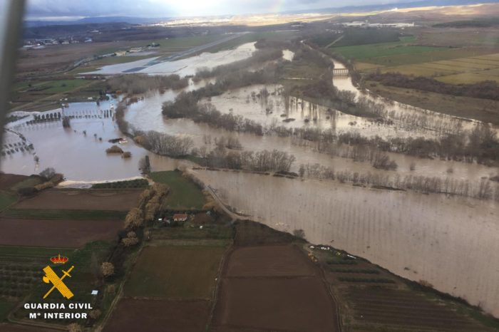 El Ebro está crecido