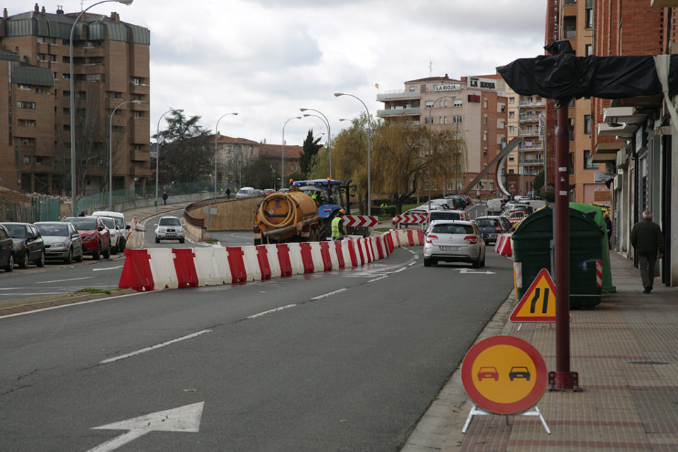 El túnel de Duques de Nájera cierra al tráfico el lunes por obras. / Clara Larrea