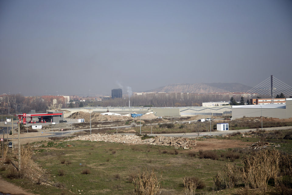 El polígono industrial de Villamediana I-9. / Clara Larrea