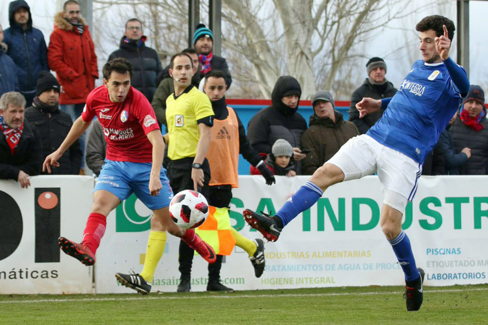 El Calahorra sumó un triunfo vital ante el Oviedo B. / CD Calahorra
