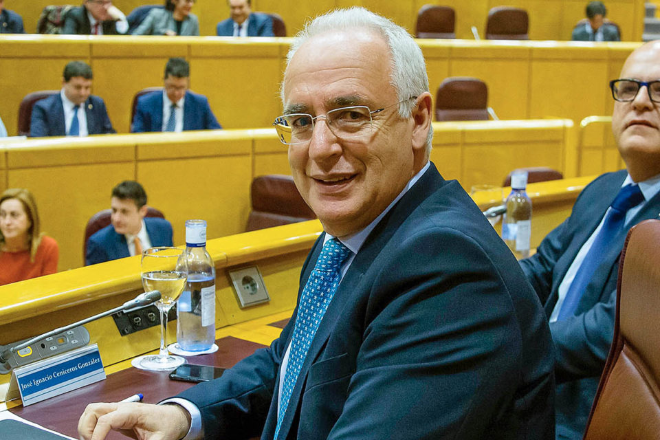 José Ignacio Ceniceros, en la jornada celebrada en el Senado. / NR