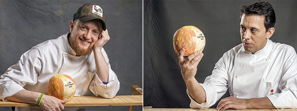 Ramón Piñeiro, a la izquierda, y Francis Paniego, con sus respectivos Soles. / NR