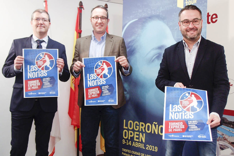 Javier Merino, junto a Santiago Pascual y Eduardo Peña, responsables de Eulen. / NR