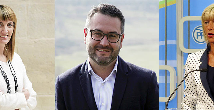 Ana Lourdes González, Javier Merino y Rosa Ortega, candidatos del PP al Senado