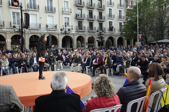 Inés Arrimadas regresa a Logroño este martes