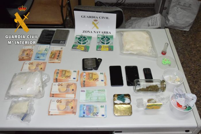 Tres detenidos, uno de ellos en Calahorra, por tráfico de drogas