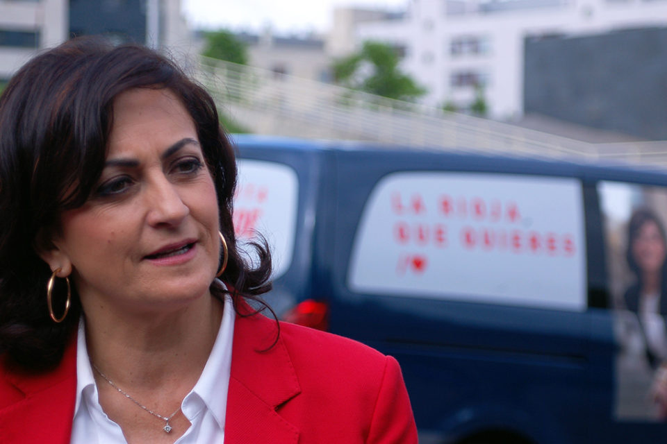 Concha Andreu, candidata socialista a la Presidencia del Gobierno riojano. / NR