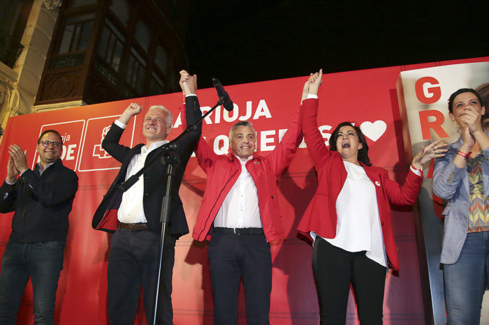 El PSOE pone fin a 24 años de hegemonía del PP en el Gobierno de La Rioja
