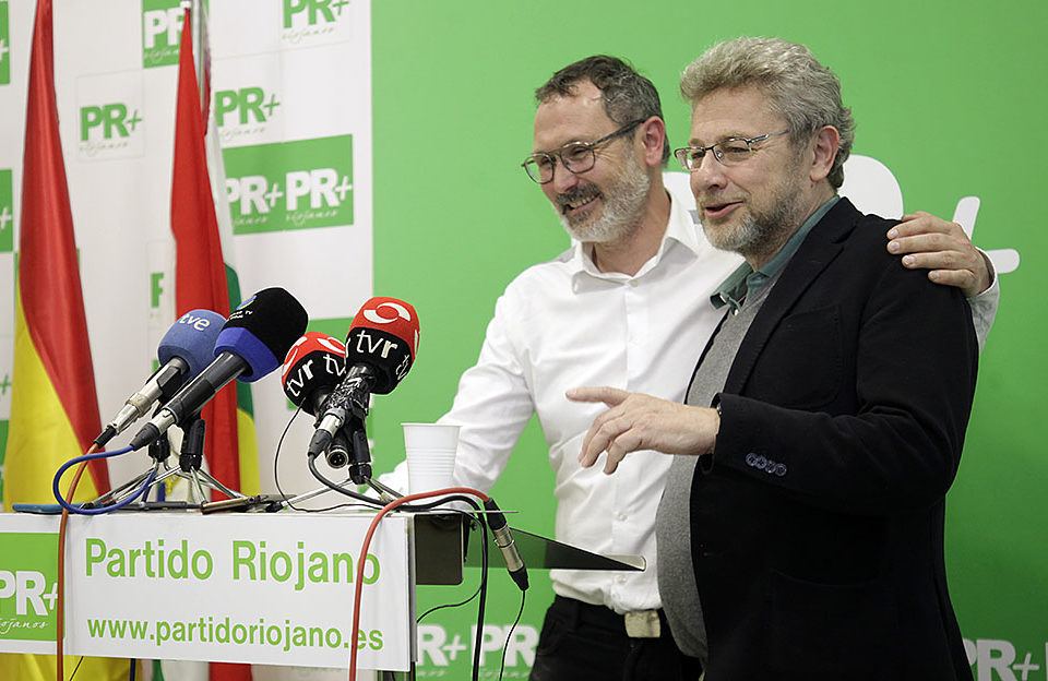 El tándem Rubén Antoñanzas y Julio Revuelta ha hecho piña desde el principio de la campaña. / Darío Uruñuela