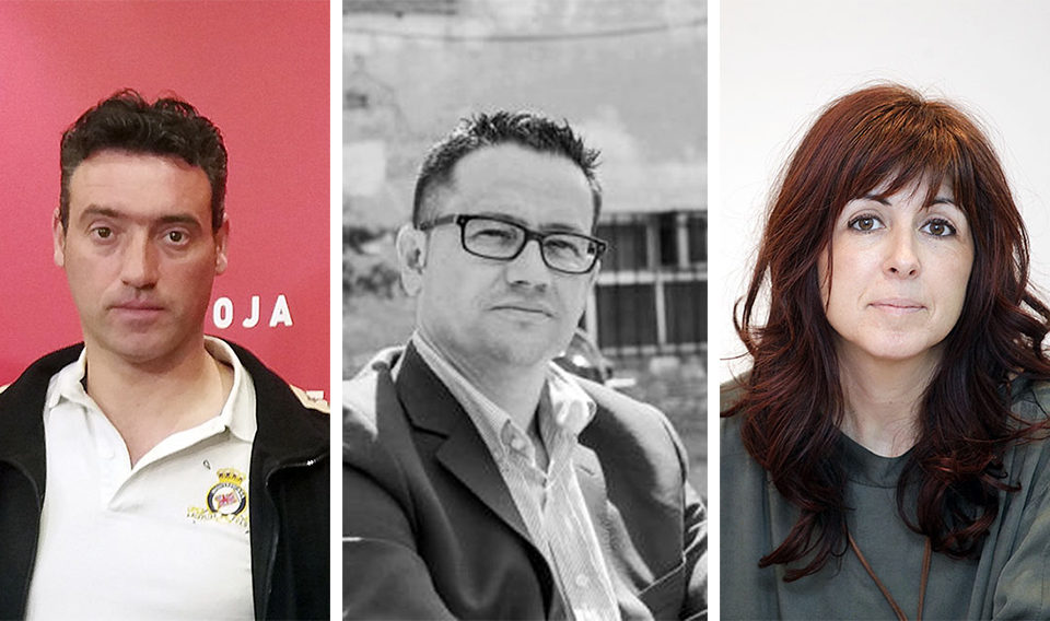 De izquierda a derecha, Jaime Calvo, Manuel Vallejo y Ana Belén Martínez. / NR