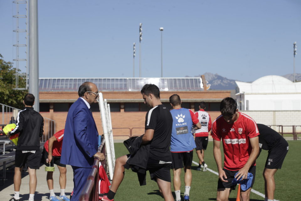 Félix Revuelta y Sergio Rodríguez, el pasado 25 de septiembre. / Ingrid