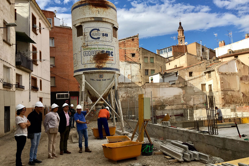 Visita a las obras del nuevo auditorio. / NR