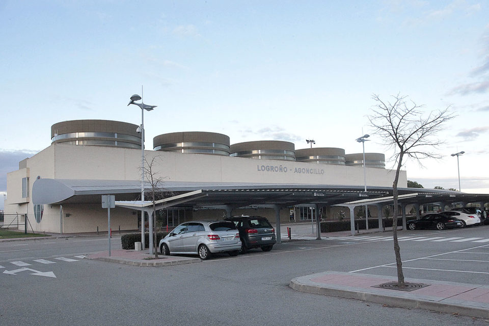 Aeropuerto de Agoncillo,que tiene una actividad mínima. / Clara Larrea