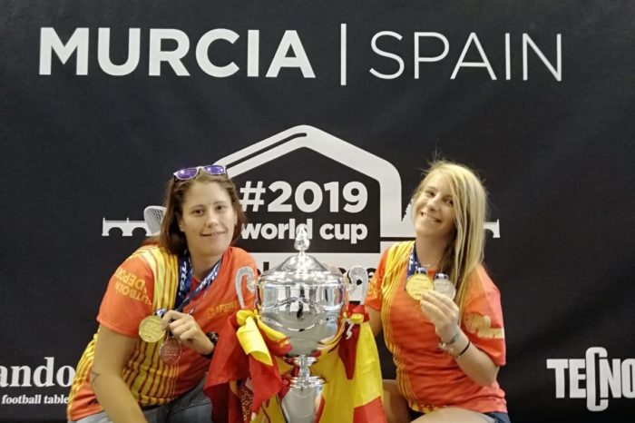 Desirée Gómez y Jennifer Zapatel, subcampeonas del mundo