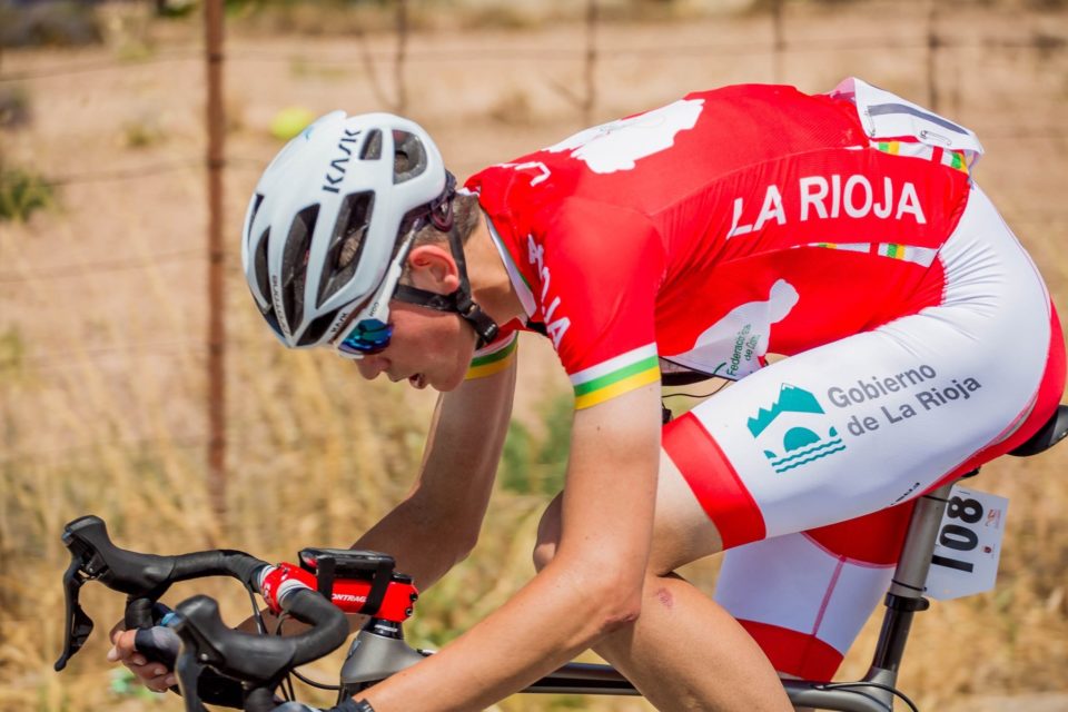 Arturo Grávalos, en pleno esfuerzo. / NR