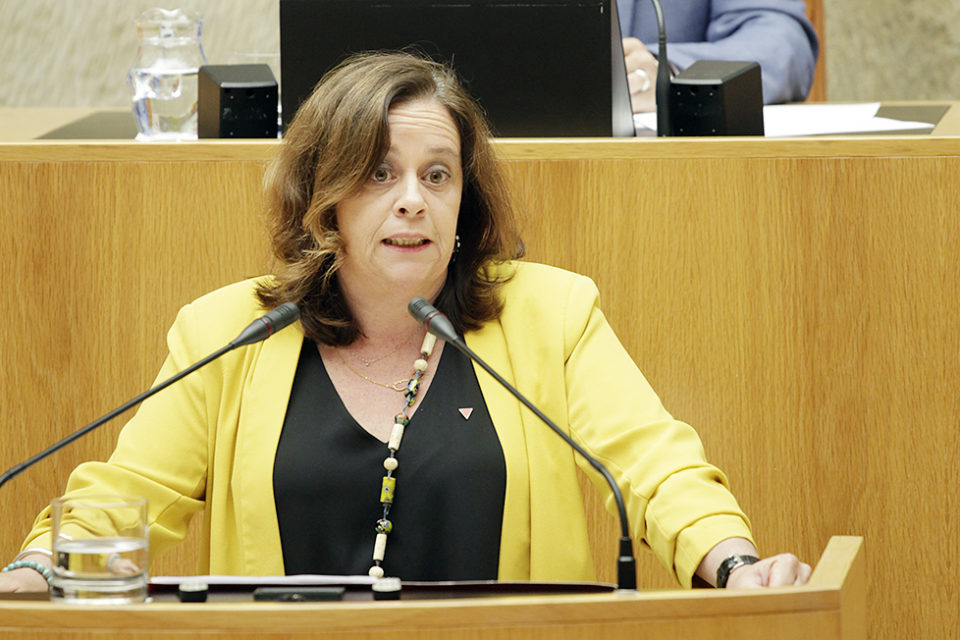 La diputada de IU, Henar Moreno, en una imagen de archivo. / Ingrid