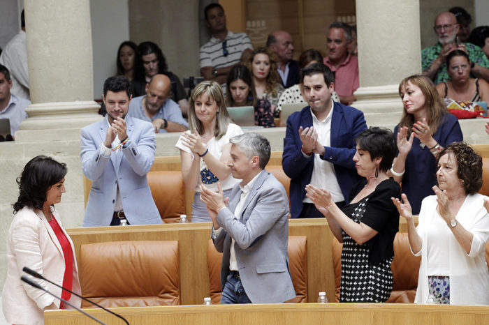 Andreu será la primera presidenta de La Rioja esta semana con el apoyo de Podemos e IU