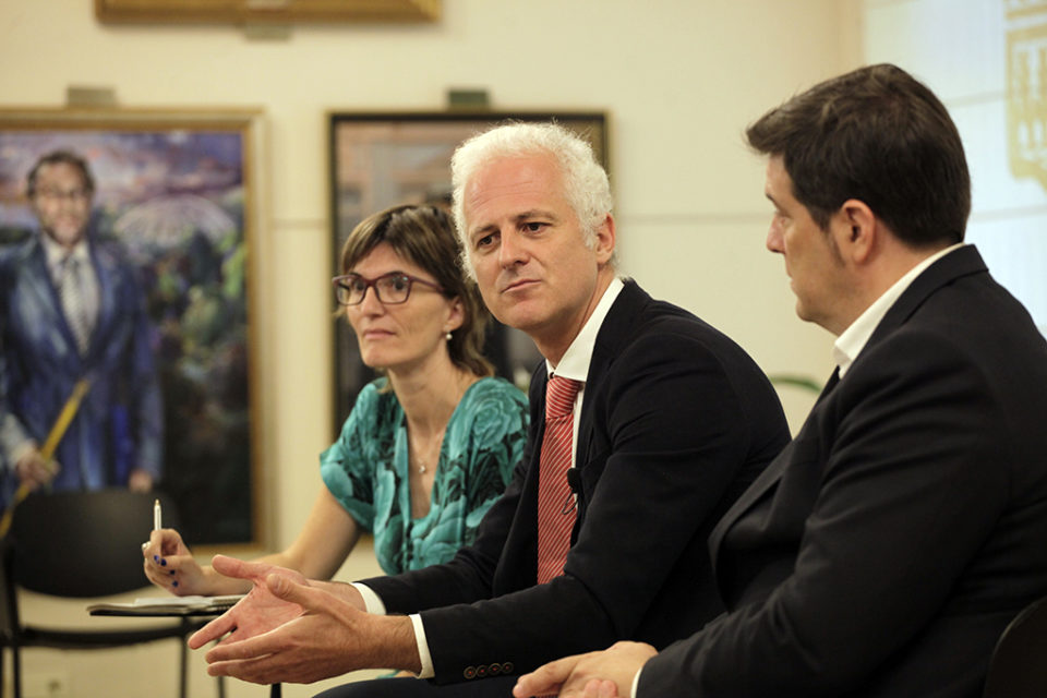 Pablo Hermoso de Mendoza comparece para analizar la acción de su gobierno en el Ayuntamiento. / Ingrid