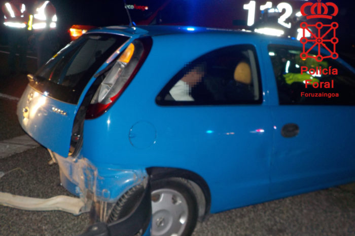 Detenido un conductor riojano por negarse a realizar la prueba de alcoholemia en Navarra