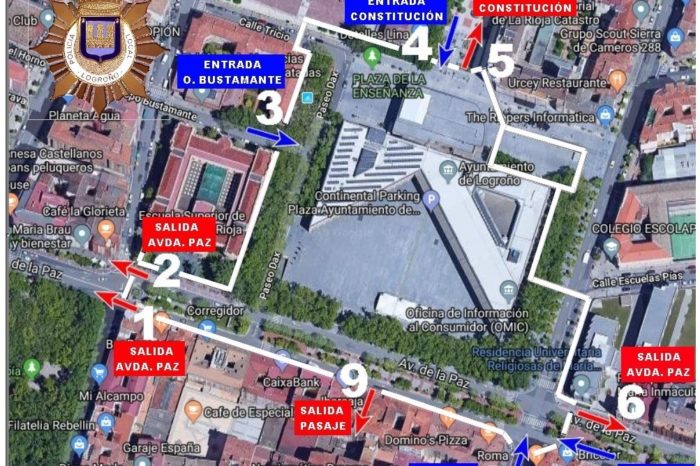 El disparo del cohete de San Mateo contará con nueve accesos que serán exclusivamente de salida o de entrada