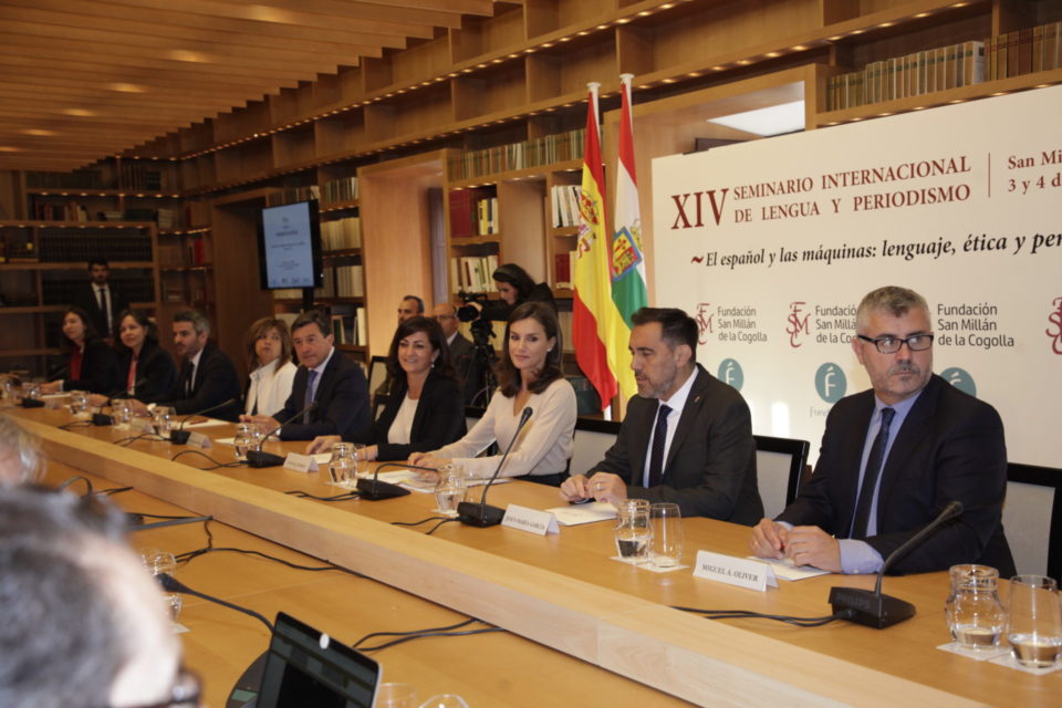 Participantes de la XIV edición del Seminario Internacional de Lengua y Periodismo, organizado por la Fundación San Millán y Fundeu BBVA. / Ingrid