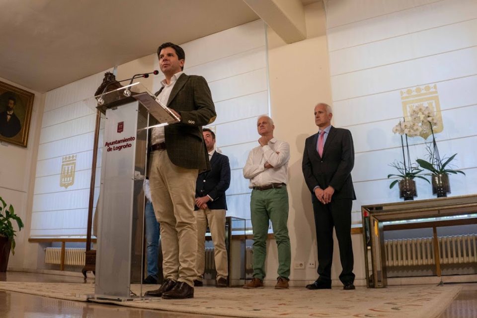 Presentación en el Ayuntamiento de Logroño del Campeonato de España de Golf. / Federación Española de Golf