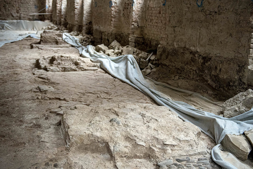 Vestigios hallados en el Sagasta. / NR