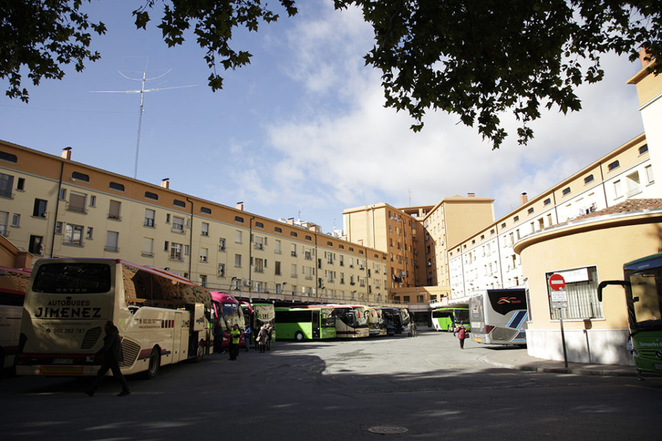 Estación actual de autobuses, que se transformará en un centro deportivo. / Ingrid