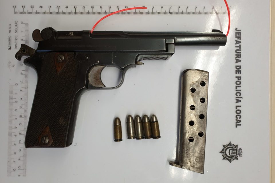 Imagen del arma intervenida. / NR