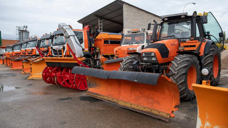 Máquinas quitanieves que integran el dispositivo invernal. / NR