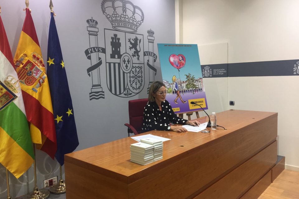 Flor Moral, durante la rueda de prensa. / NR