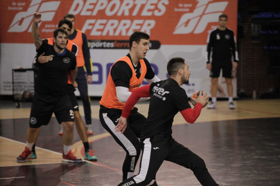 Kubic y Kusan, en un entrenamiento en el Palacio. / Ingrid