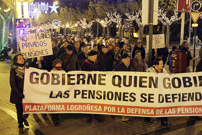 Pensionistas riojanos se suman a la ola de manifestaciones para exigir pensiones «dignas»