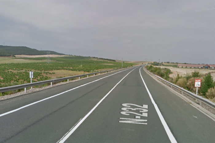 Fallece un vecino de Autol de 31 años en un accidente en la N-232