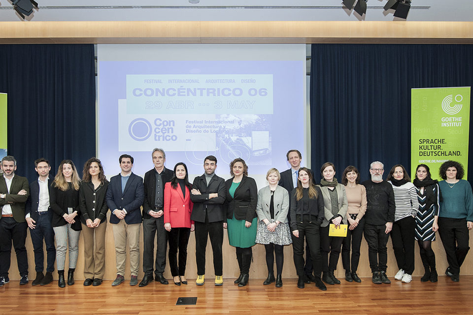 Presentación del Festival de Arquitectura y Diseño de Logroño Concéntrico 06 en la sede del Goethe-Institut en Madrid. / NR