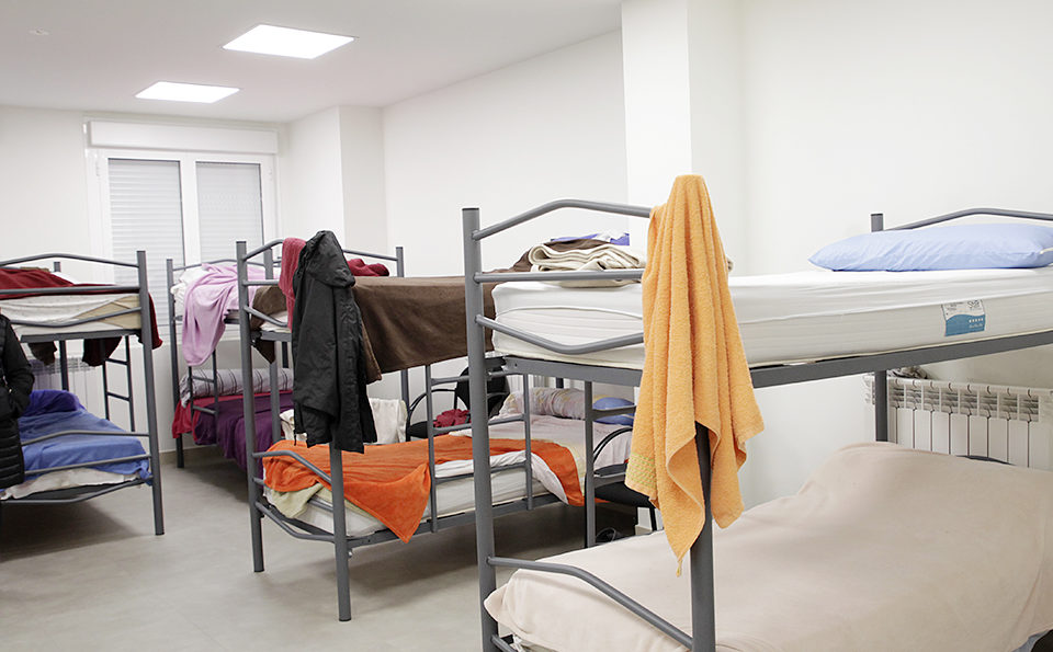 Albergue con 12 plazas, que la Cocina Económica cede para la campaña contra la ola de frío. / Ingrid