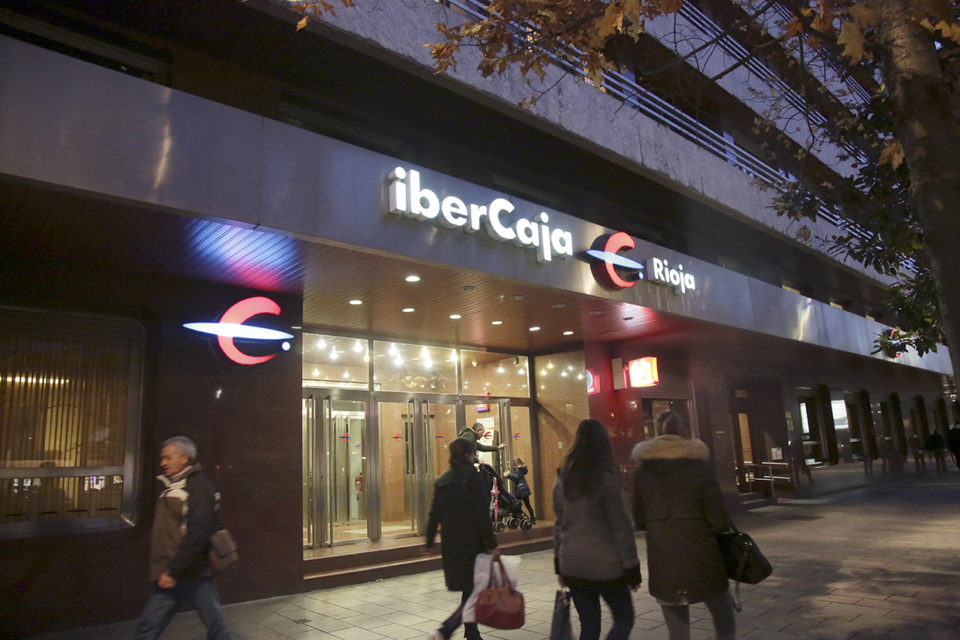 Sede central de Ibercaja en Logroño. /Clara Larrea