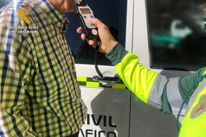 Detenido en Navarrete un vecino de Huesca por quintuplicar la tasa de alcohol al volante