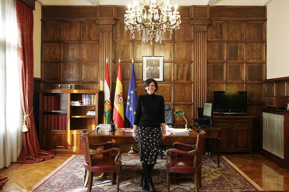 María Marrodán, en su despacho de la Delegación del Gobierno (foto archivo). / Ingrid