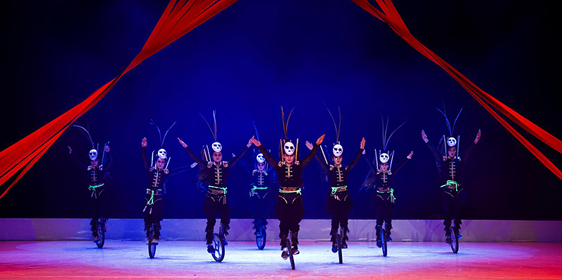 Imagen del espectáculo de la compañía asiática. / NR