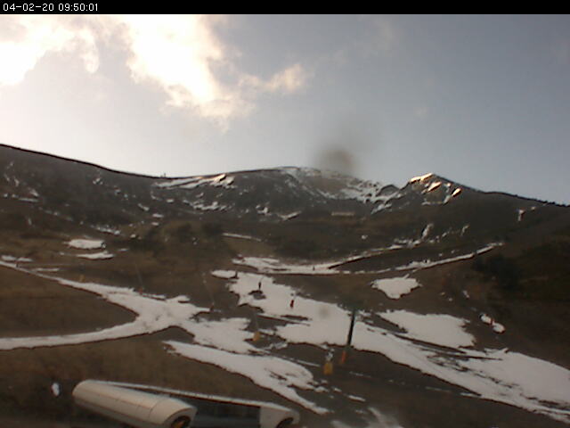 Imagen de la estación de Valdezcaray de este martes. / NR