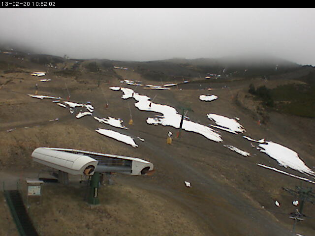 Imagen de la estación de Valdezcaray, este jueves. / NR
