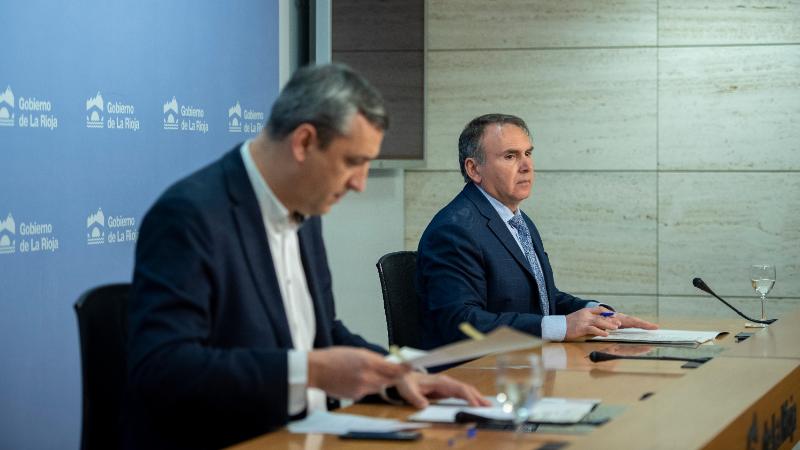 Chus del Río y José Ignacio Castresana, en rueda de prensa. / NR
