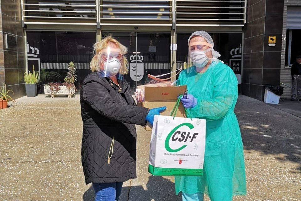 Miembros de CSIF del sector sanitario, en una imagen de archivo. /NR