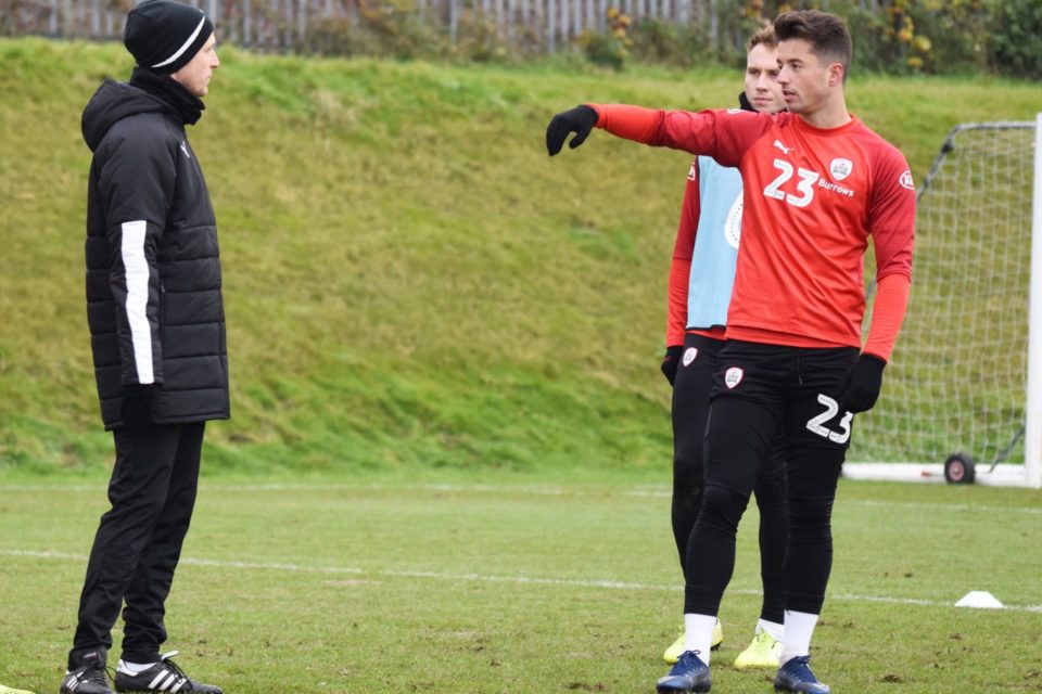 Dani Pinillos, en un entrenamiento con su equipo. / TWITTER DANI PINILLOS