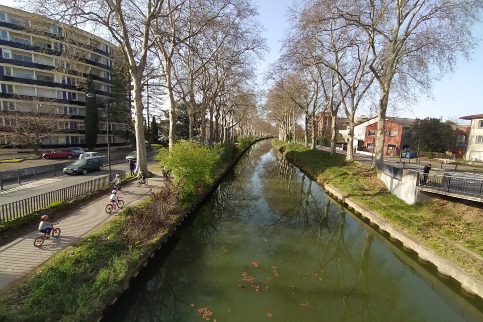 Canal de Midi, a su paso por Toulouse. / ÁLVARO SANTAMARÍA GÓMEZ