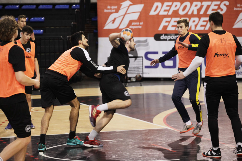 El Logroño se prepara para enfrentarse al Ademar en la Copa del Rey. / Ingrid