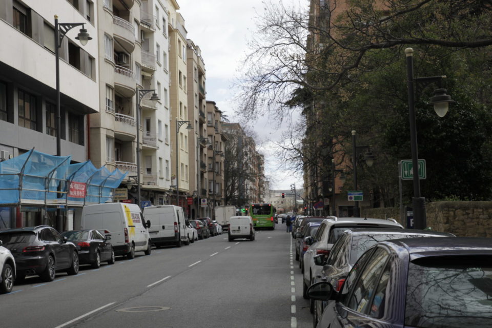 El piso donde ejercían la prostitución las mujeres recluidas está situado en la calle Villamediana de Logroño. / Ingrid
